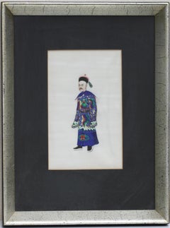 Three Chinese Watercolors, 19th Century