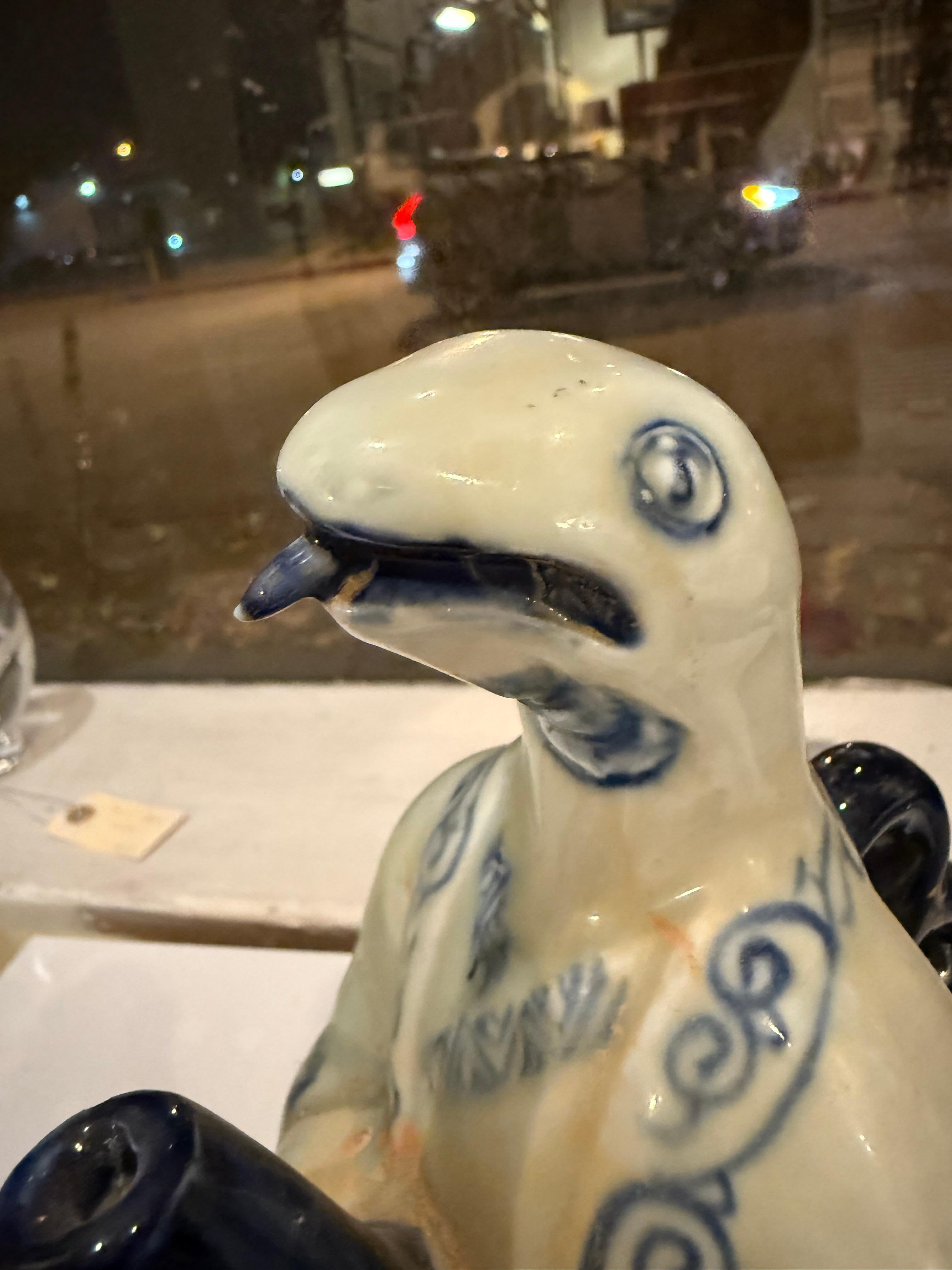 Trois statues du Zodiac chinois - Serpent, Coq et Chèvre en vente 2