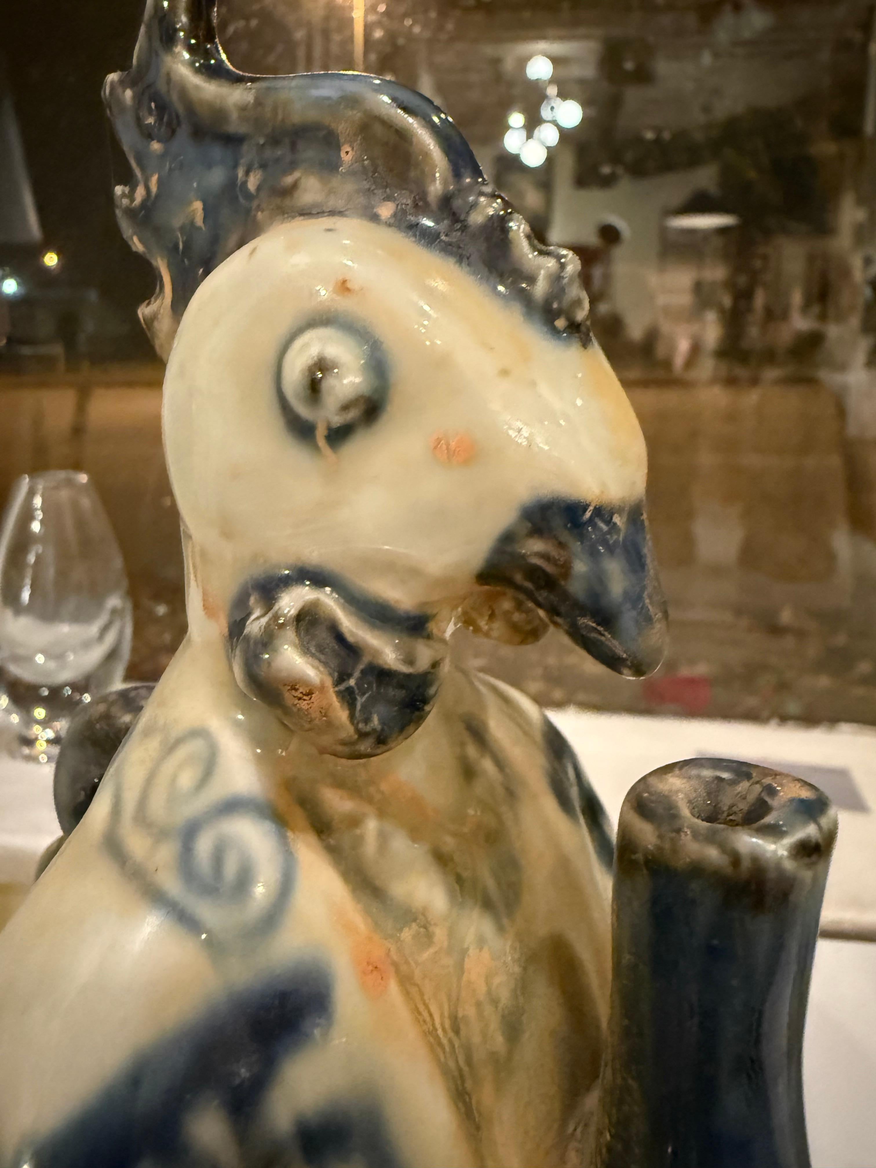 Trois statues du Zodiac chinois - Serpent, Coq et Chèvre en vente 6