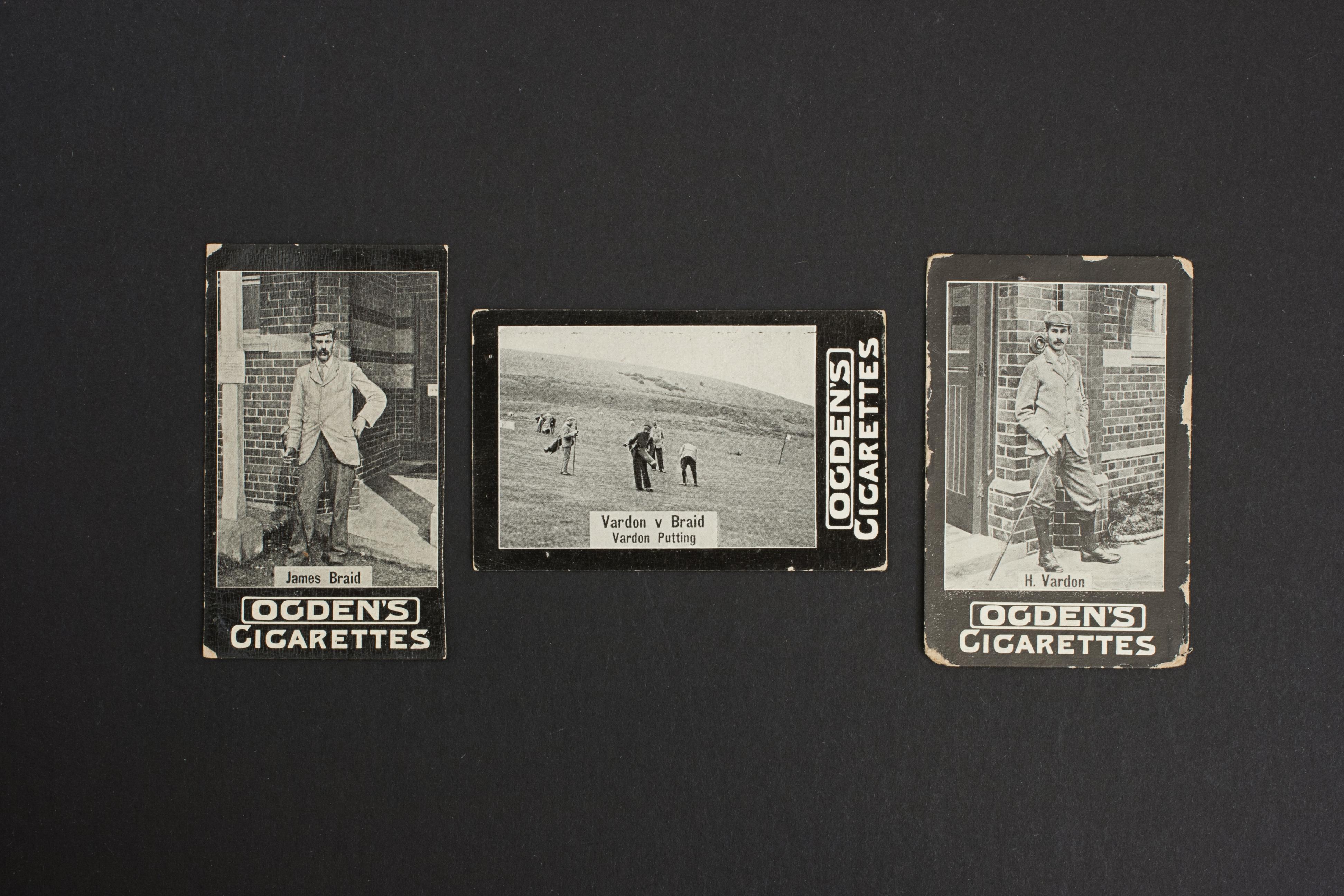 Paper Three Cigarette Cards, Ogden's Tabs For Sale