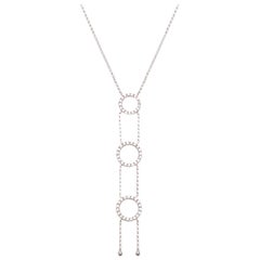 Three Circle Vertical Necklace