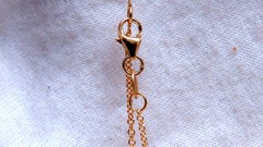 Three Circles Pendant Necklace 14kt Gold 27mm*
