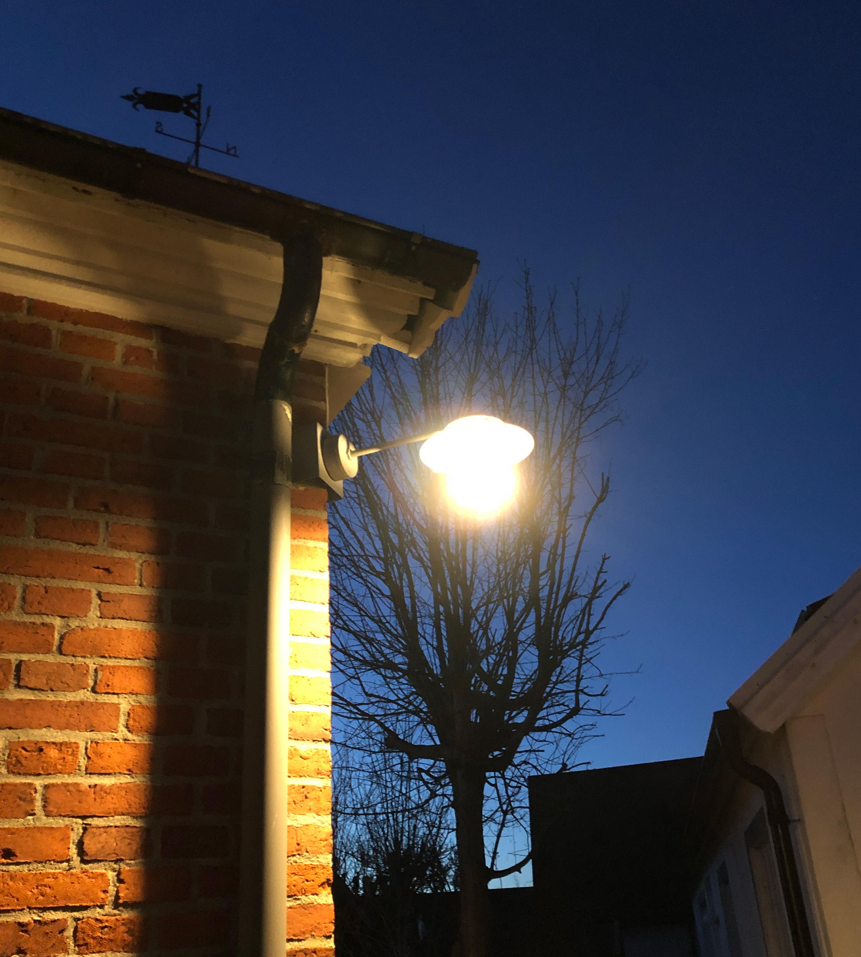 Danish Three Classic Louis Poulsen Outdoor lamps 