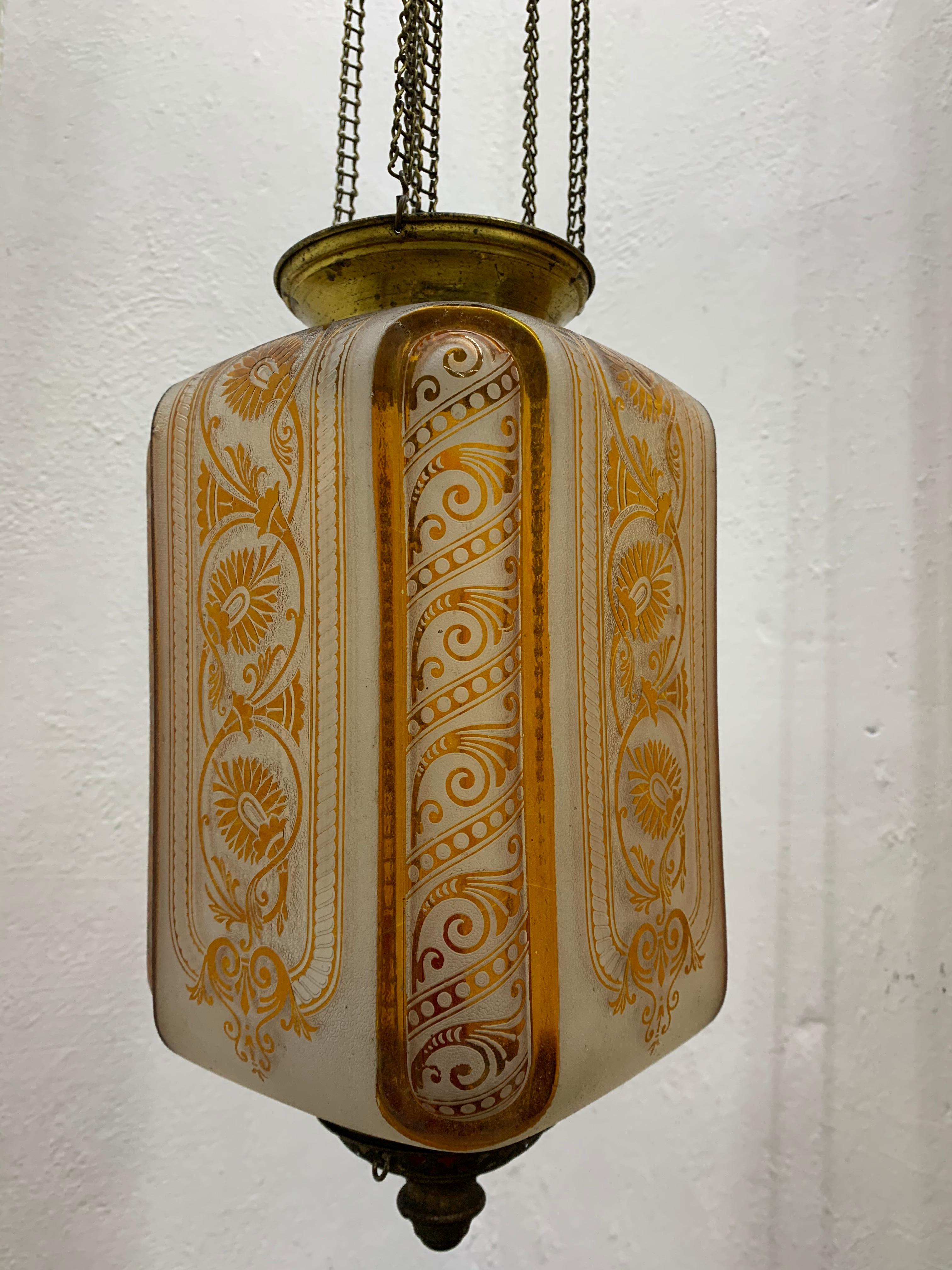 Quattro lanterne a candela in vetro trasparente Art Nouveau di Baccarat Francia, circa 1890 in vendita 8