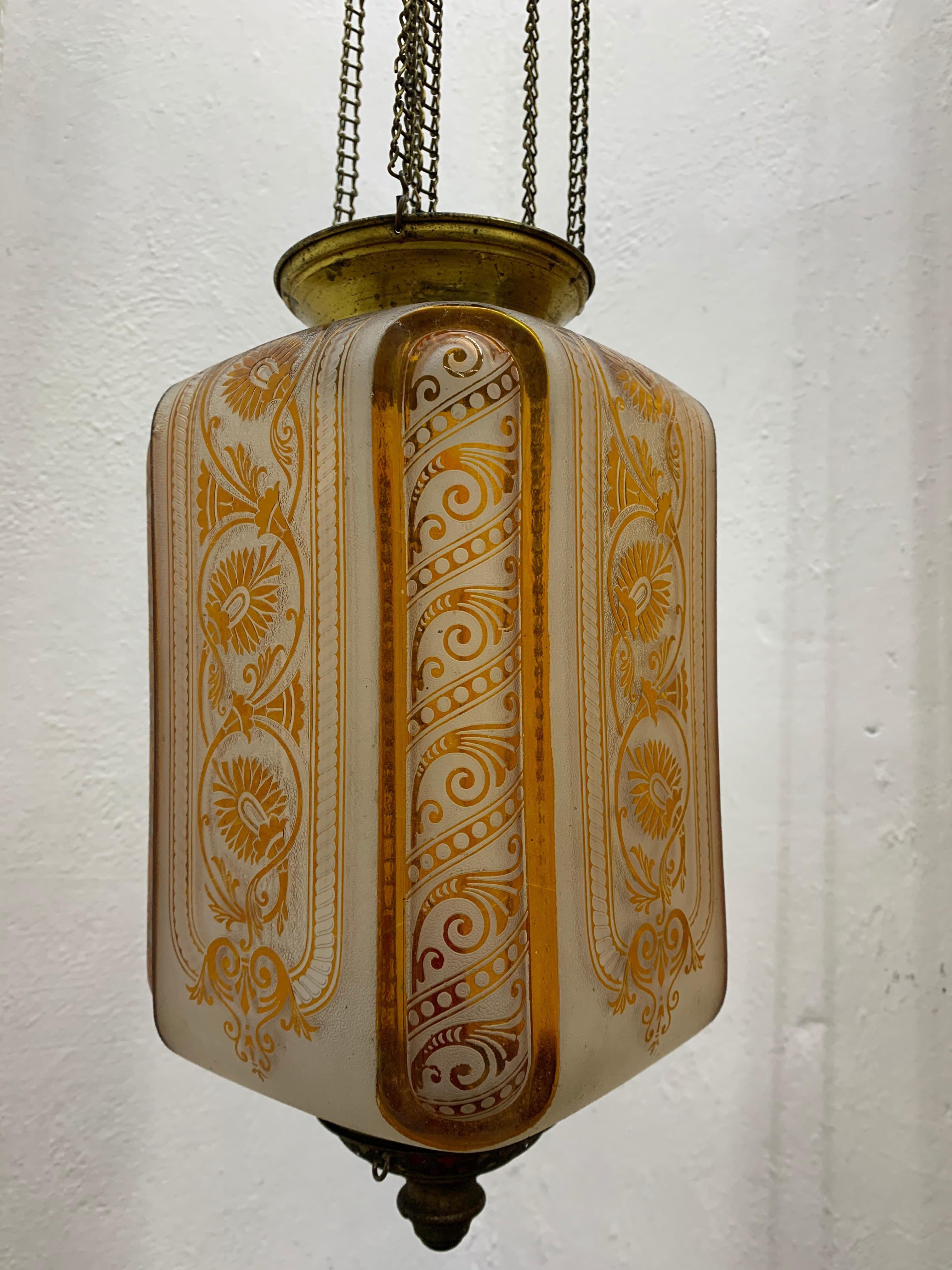 Four Clear Glass Art Nouveau Candle Lanterns by Baccarat France, circa 1890 For Sale 7