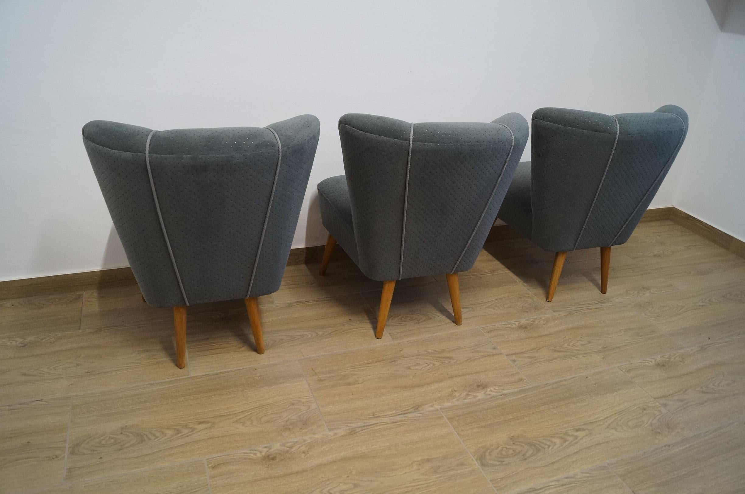 Three Club Armchairs Design . For Sale 3