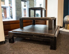 Three Coffee Tables with Slate Top by Uranus Palma, Italy, 1970s