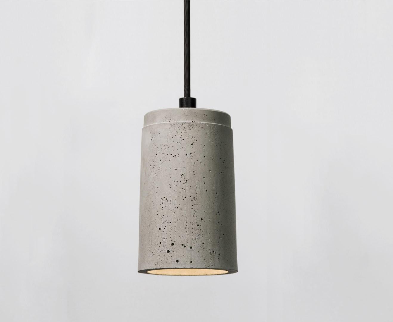 Chinese Three, Concrete Ceiling Lamp by Bentu Design