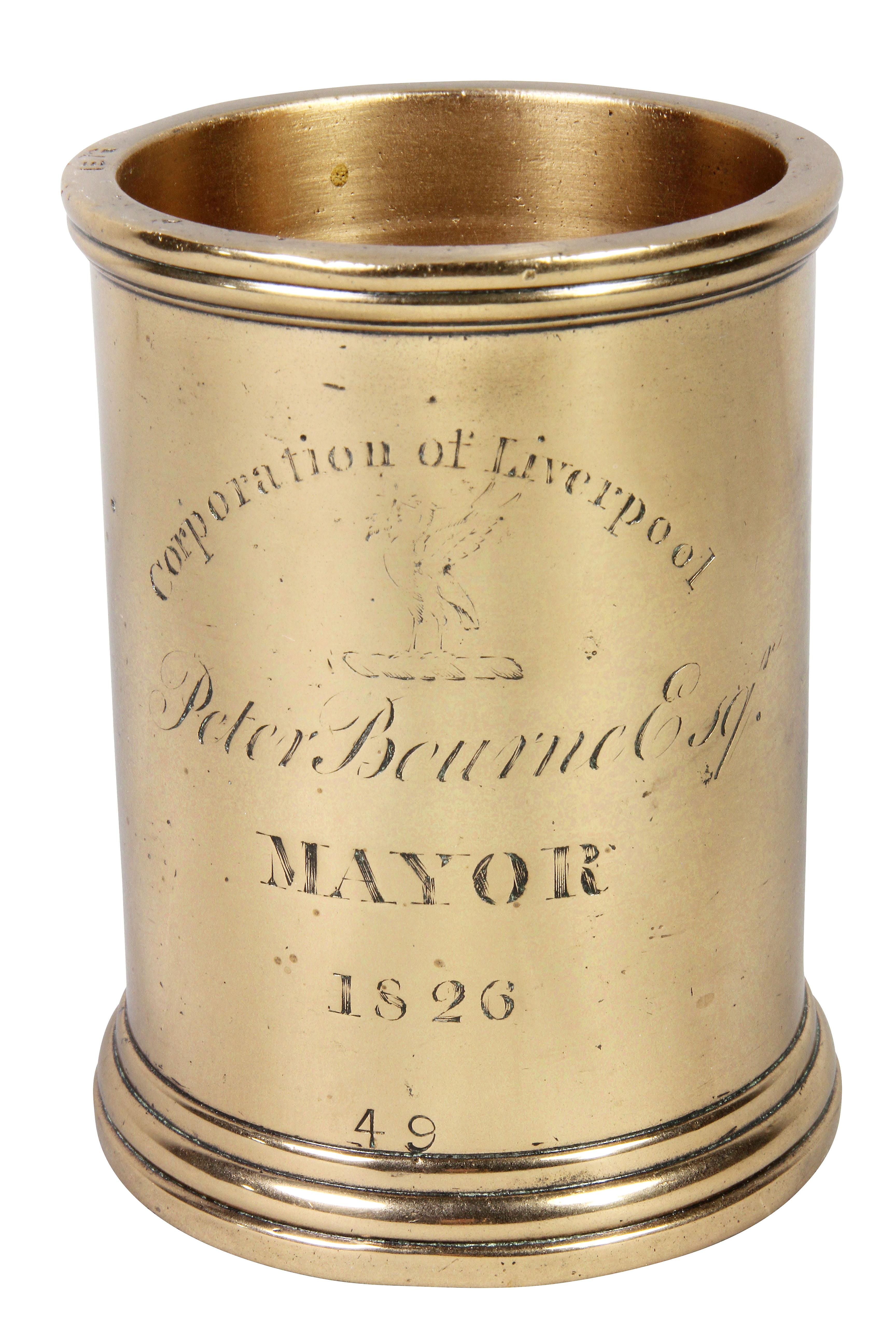 Early 19th Century Three Corporation of Liverpool Bronze Measures