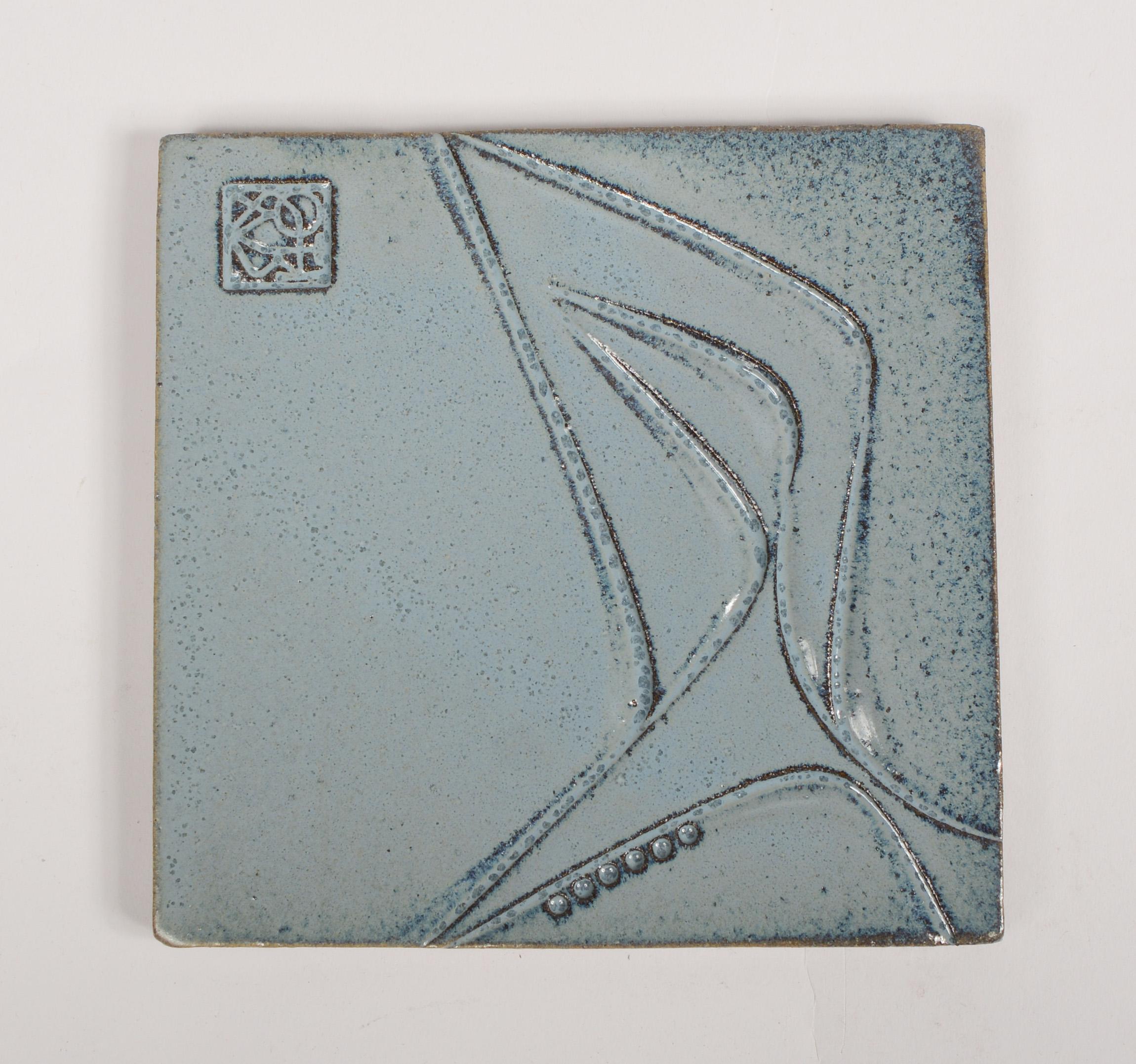American Three Cosanti Ceramic Tiles by Paolo Soleri