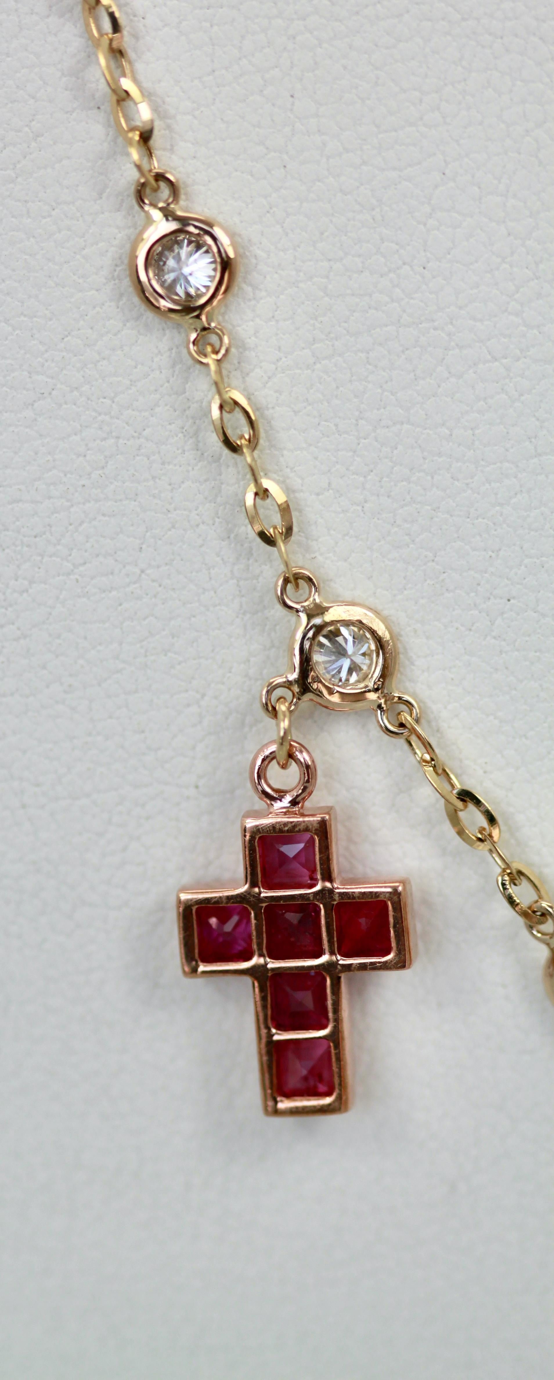 necklace with three crosses