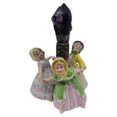 Tres bailarinas de porcelana de principios de siglo