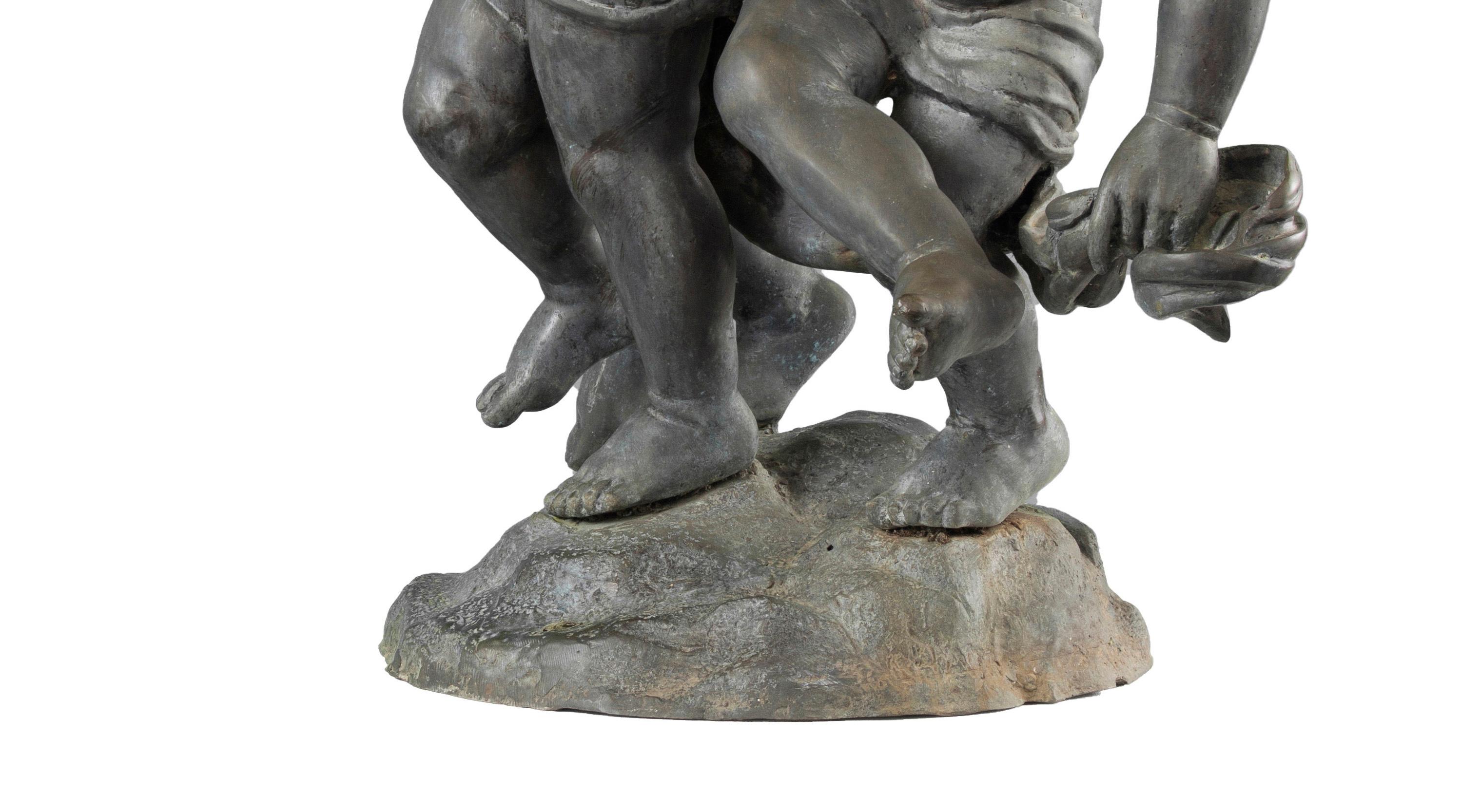 Three Dancing Putti - after Charles Petre (1828-1907) In Excellent Condition For Sale In Budapest, HU