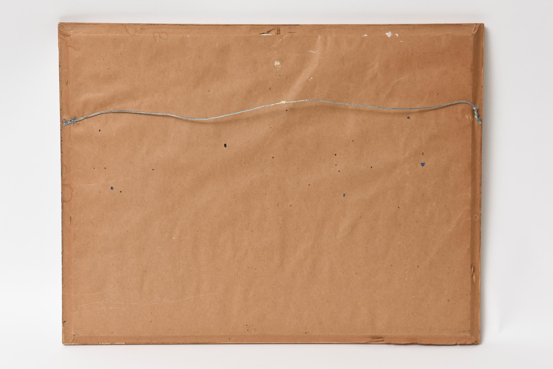 Late 20th Century Three Dimensional Original Landscape Painting by Luis Germán Cajiga Puerto Rico