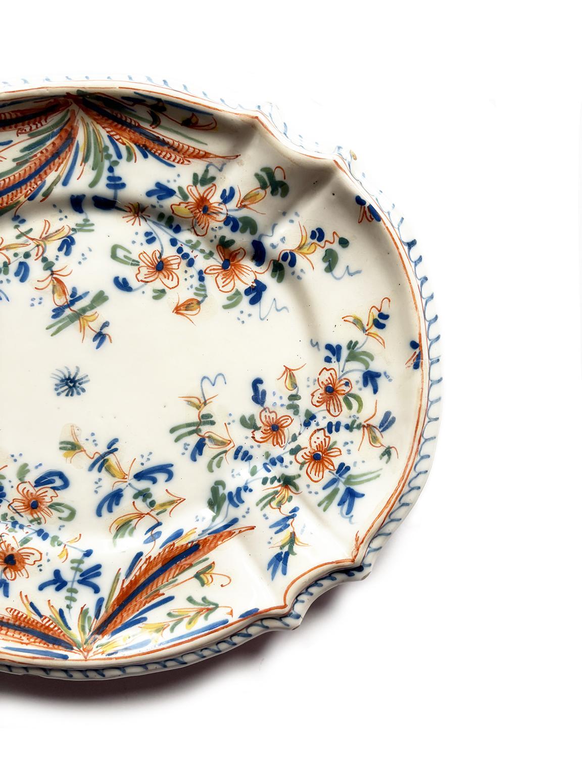 Trois plats, Fabrique d'Antonio Maria Coppellotti, Lodi, Italie, vers 1745 en vente 7