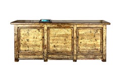 Three Door Server in Original Lacquered Paint Patina