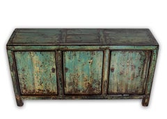 Three Door Server Verigated Green