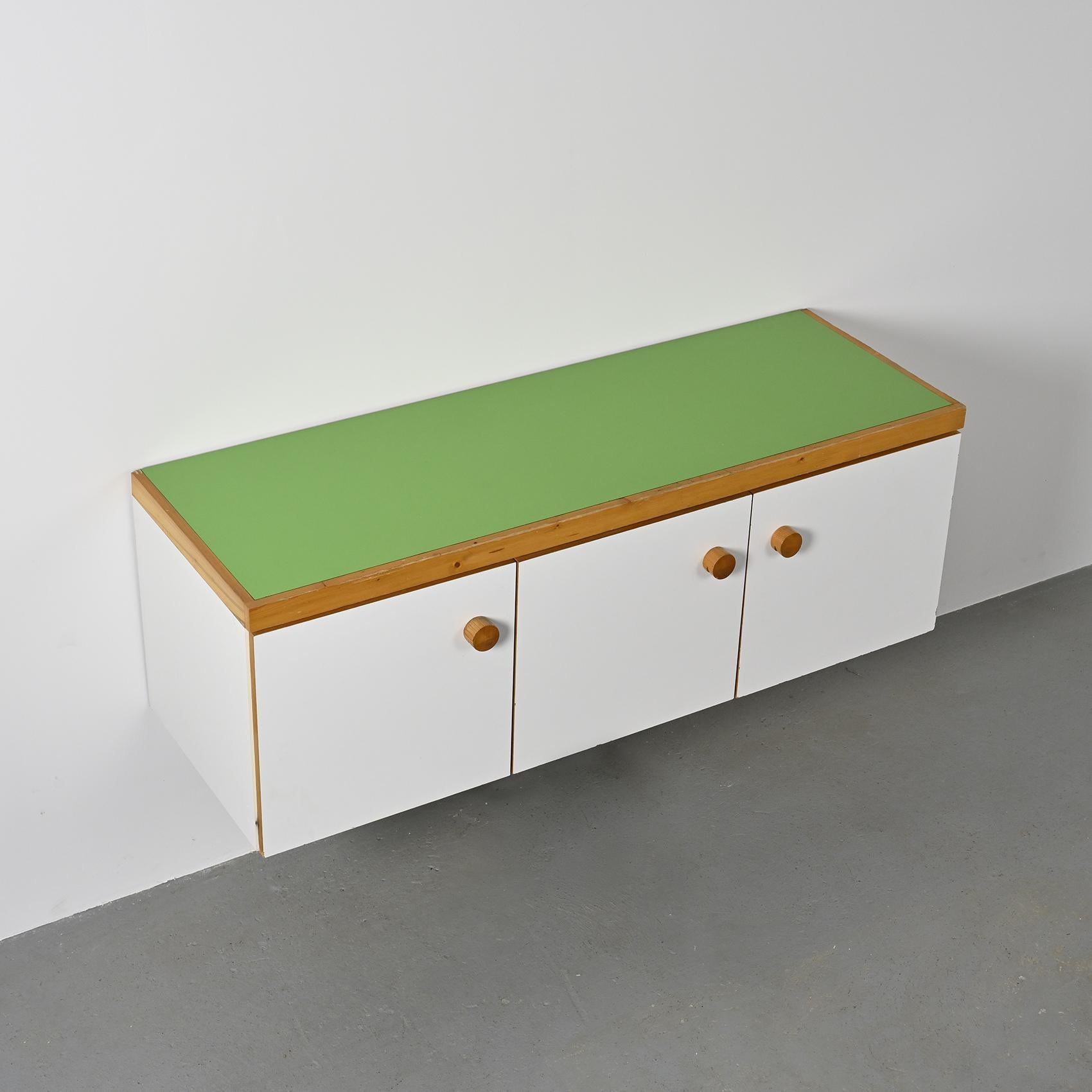 Three-doors Sideboard from Les Arcs by Charlotte Perriand For Sale 4