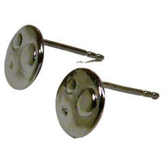 Three Dots Stud Earring (Pair), Black Rhodium-Plated Sterling Silver
