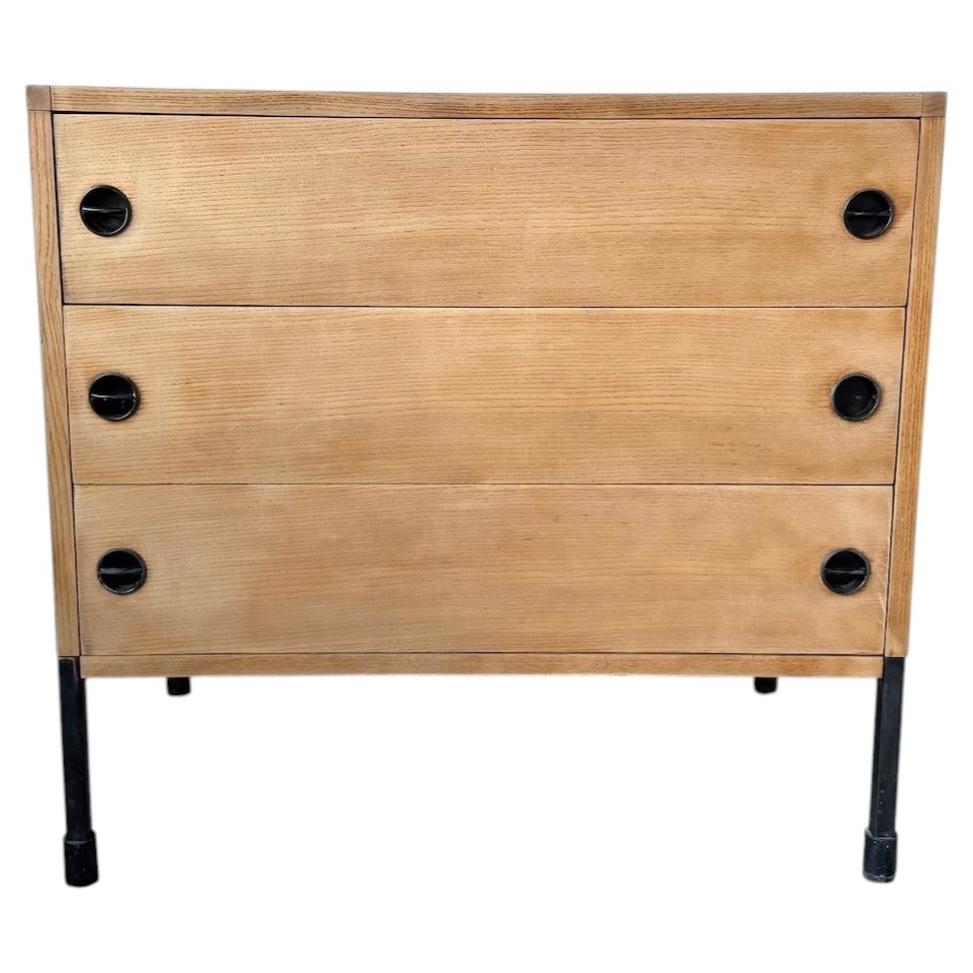 Three-drawer chest from the Minvielle program, produced by ARP For Sale