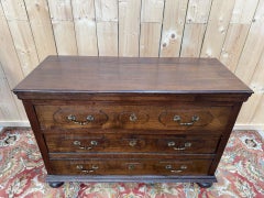 Three drawer chest of drawers – Louis XIII style – Solid oak – 18th century