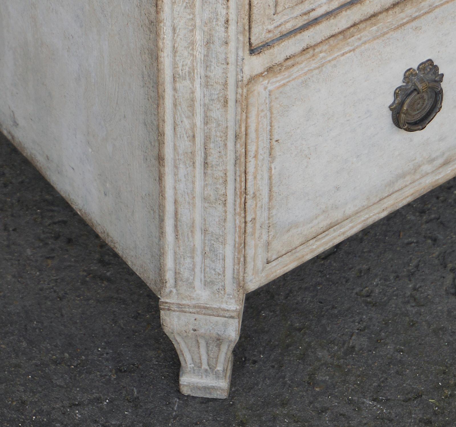 Three Drawer Chest with Incised Detail 2