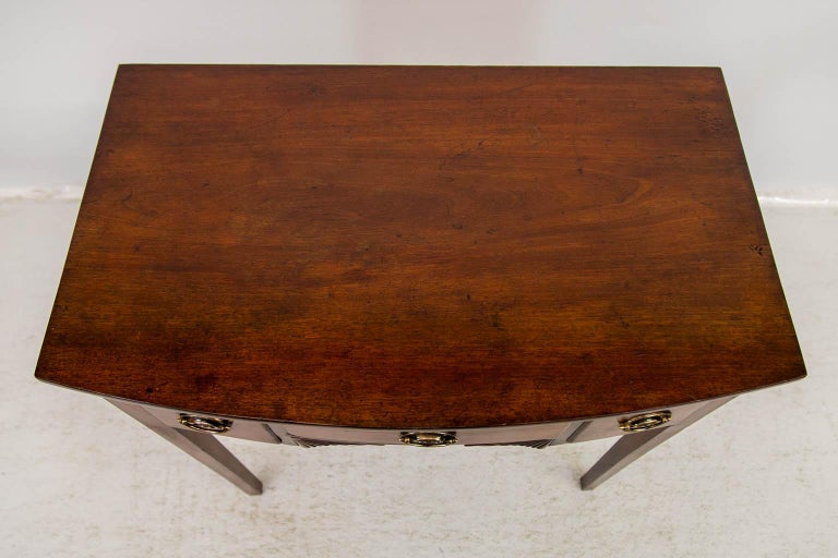Three Drawer English Hepplewhite Server For Sale at 1stDibs
