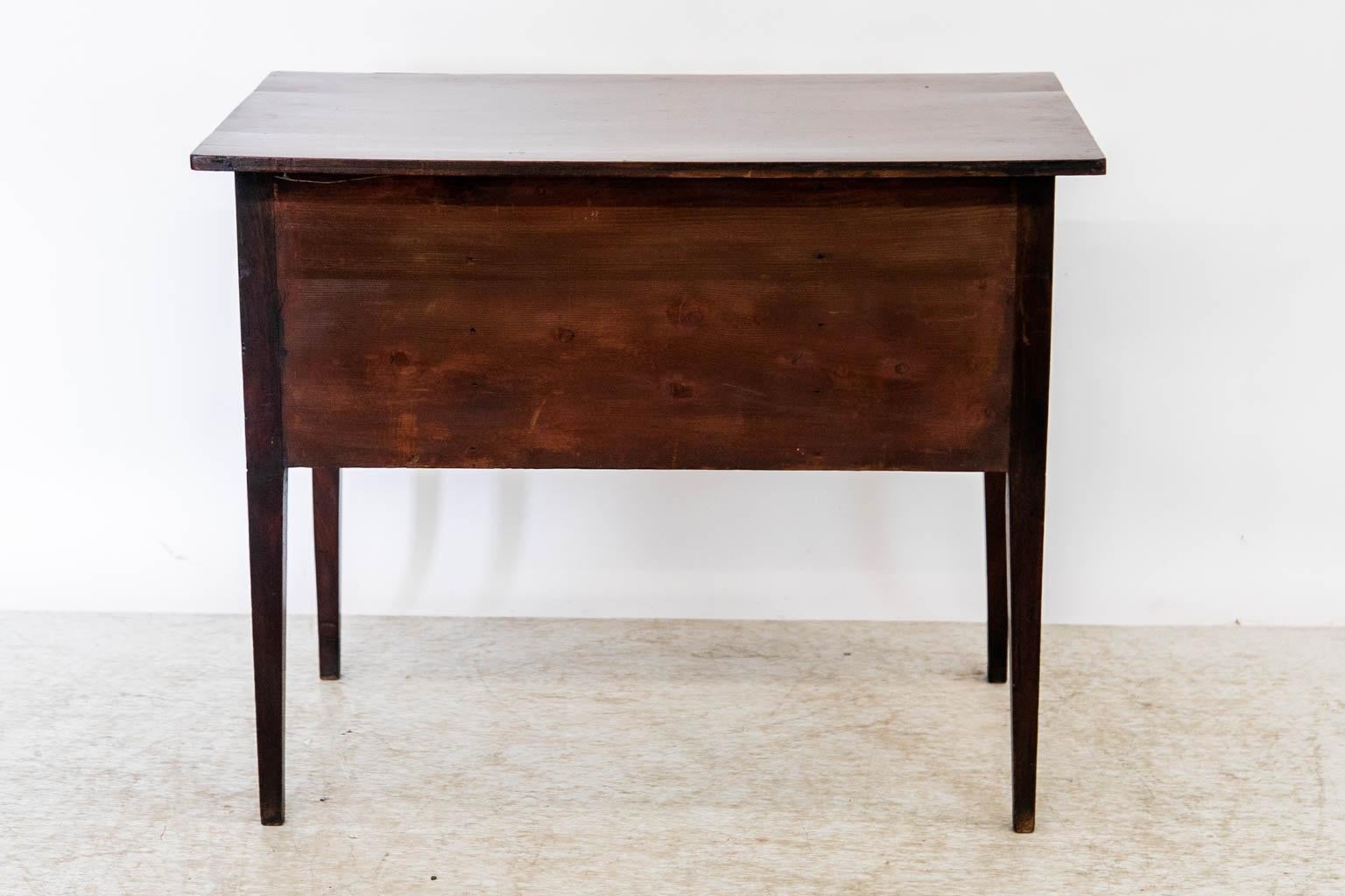 Three Drawer English Mahogany Server/Console Table For Sale 5