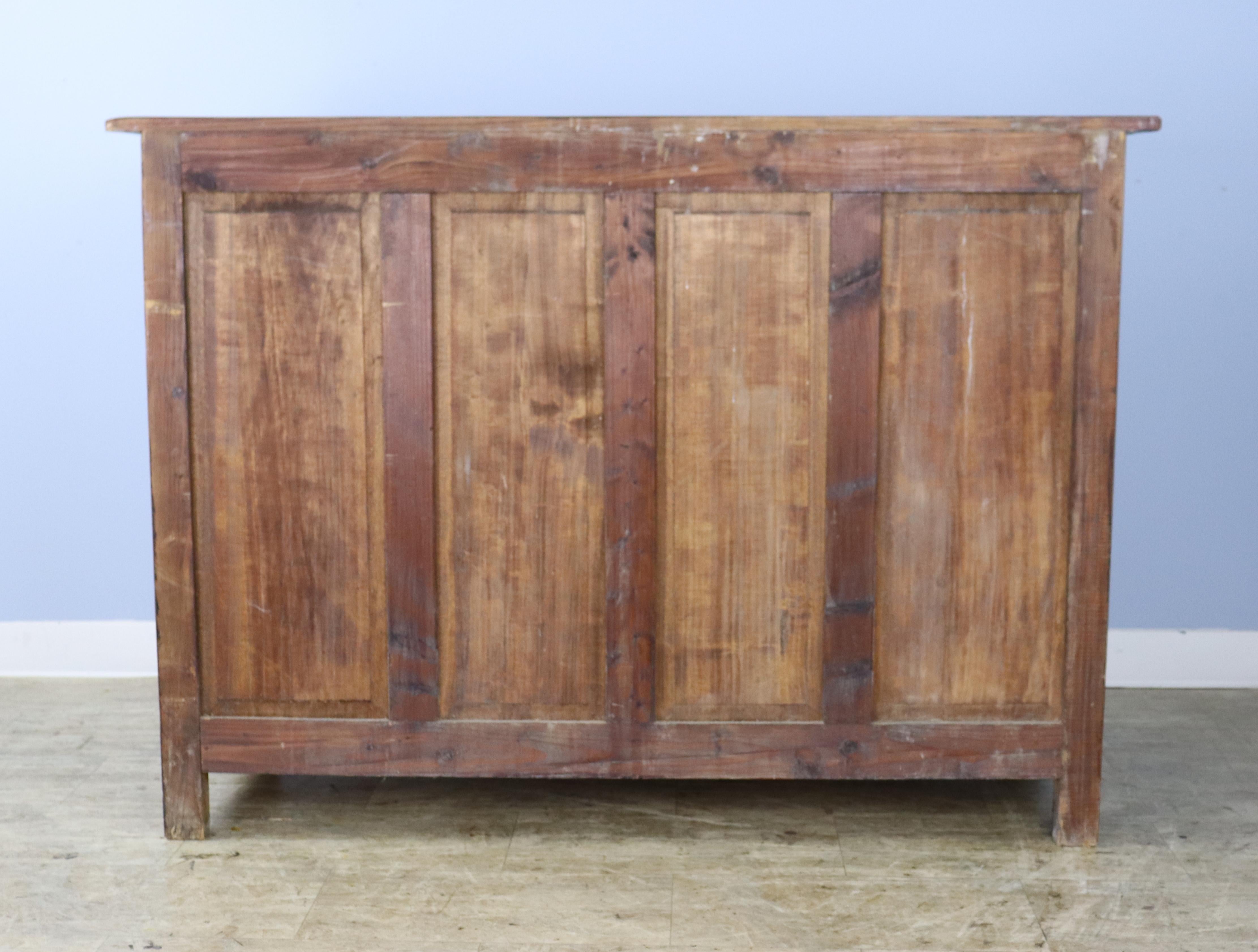 Three Drawer Faux Bamboo Buffet For Sale 6