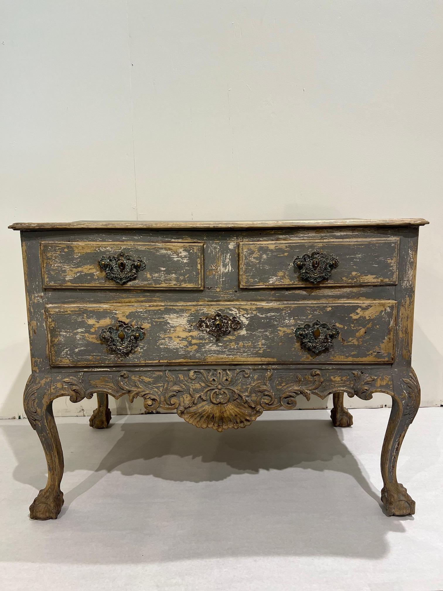 Antique French Chest 19th century 8