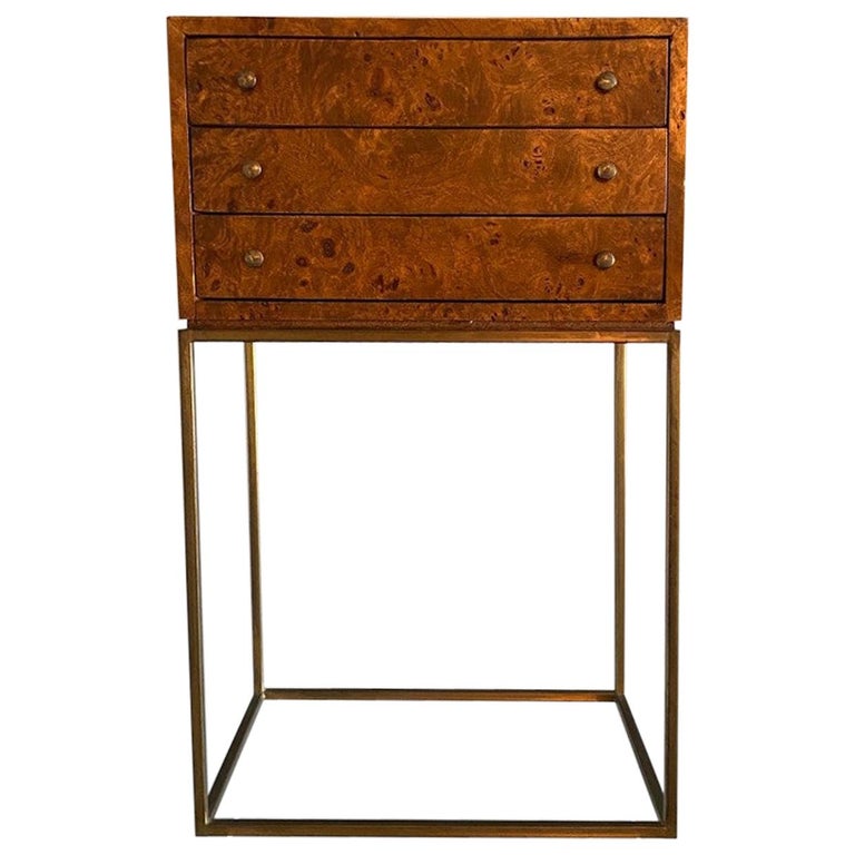 Three Drawer Jewelry Chest Designed for Brandt For Sale at 1stDibs