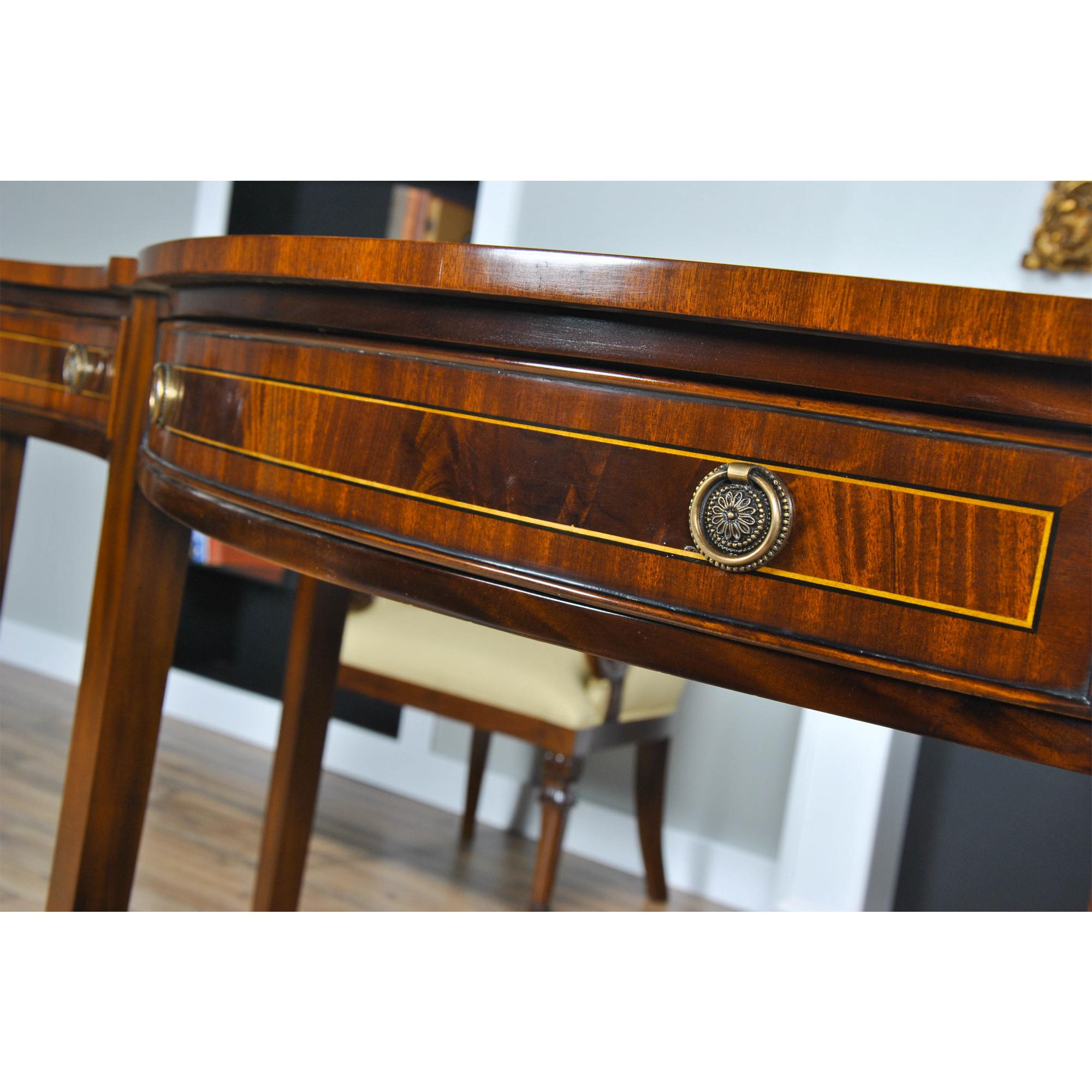 Three Drawer Mahogany Sideboard  For Sale 2
