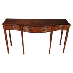 Three Drawer Mahogany Sideboard