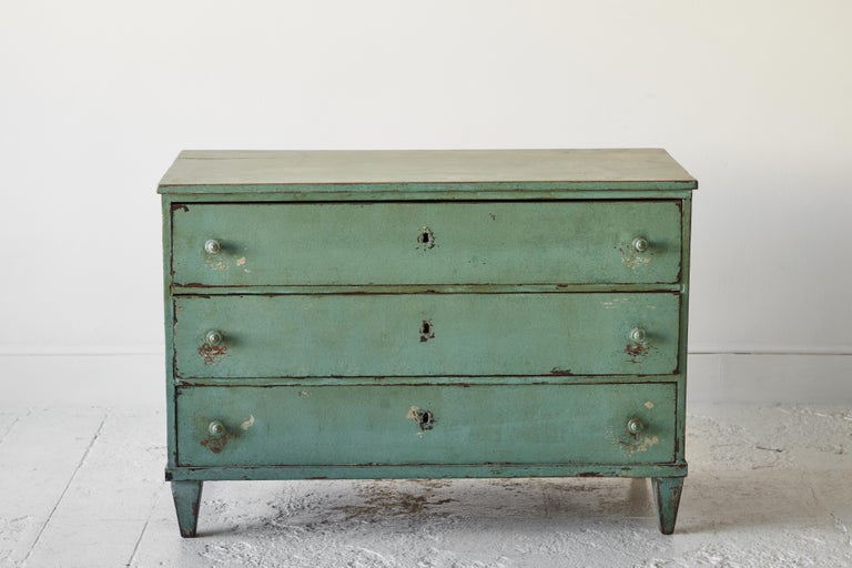 Three-Drawer Mint Green Painted Dresser at 1stDibs | mint green dresser, mint green chest of drawers, green painted dressers Three-Drawer Mint Green Painted Dresser at 1stDibs | mint green dresser, mint green chest of drawers, green painted dressers