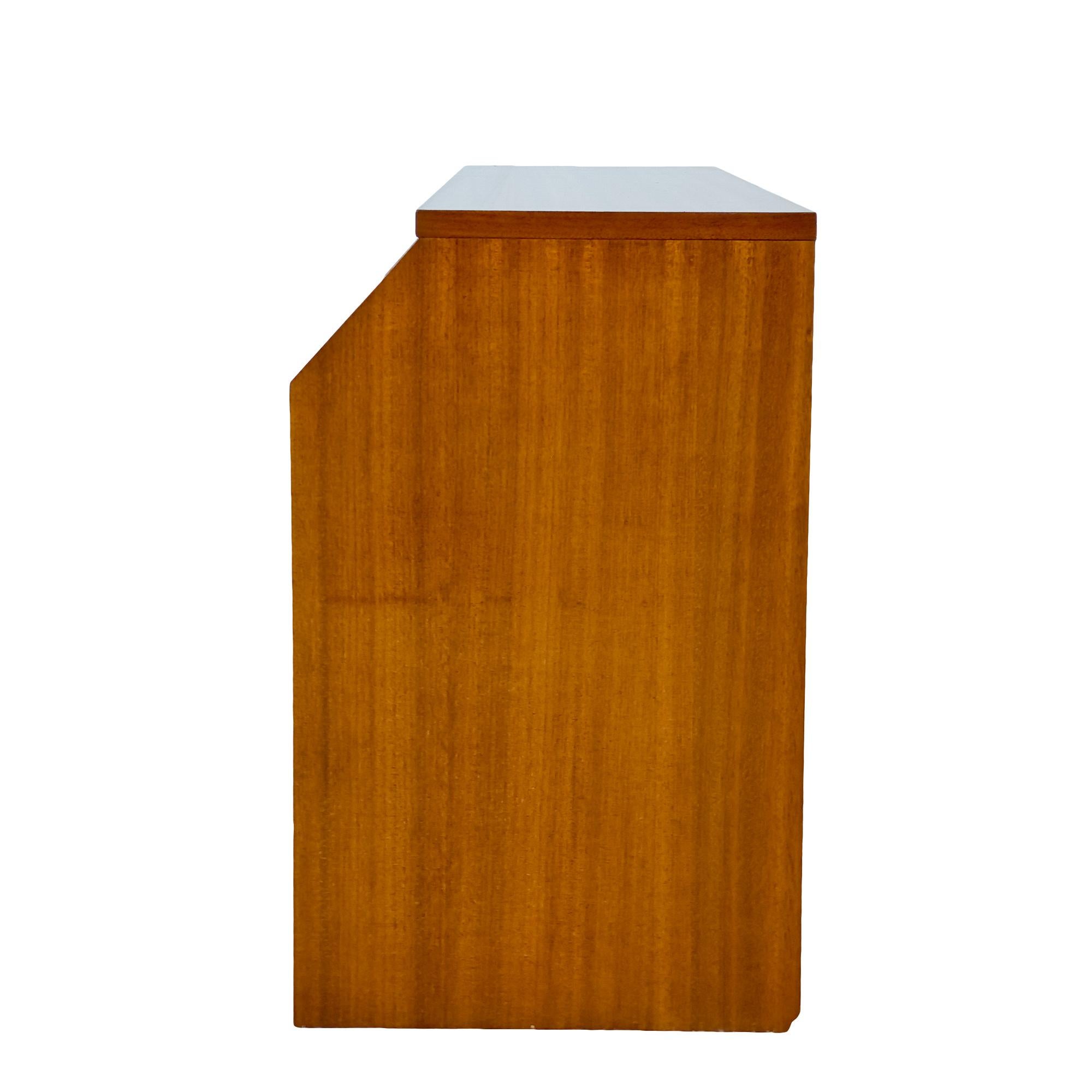 Mid-Century Modern Table de nuit à trois tiroirs - Espagne 1960 en vente