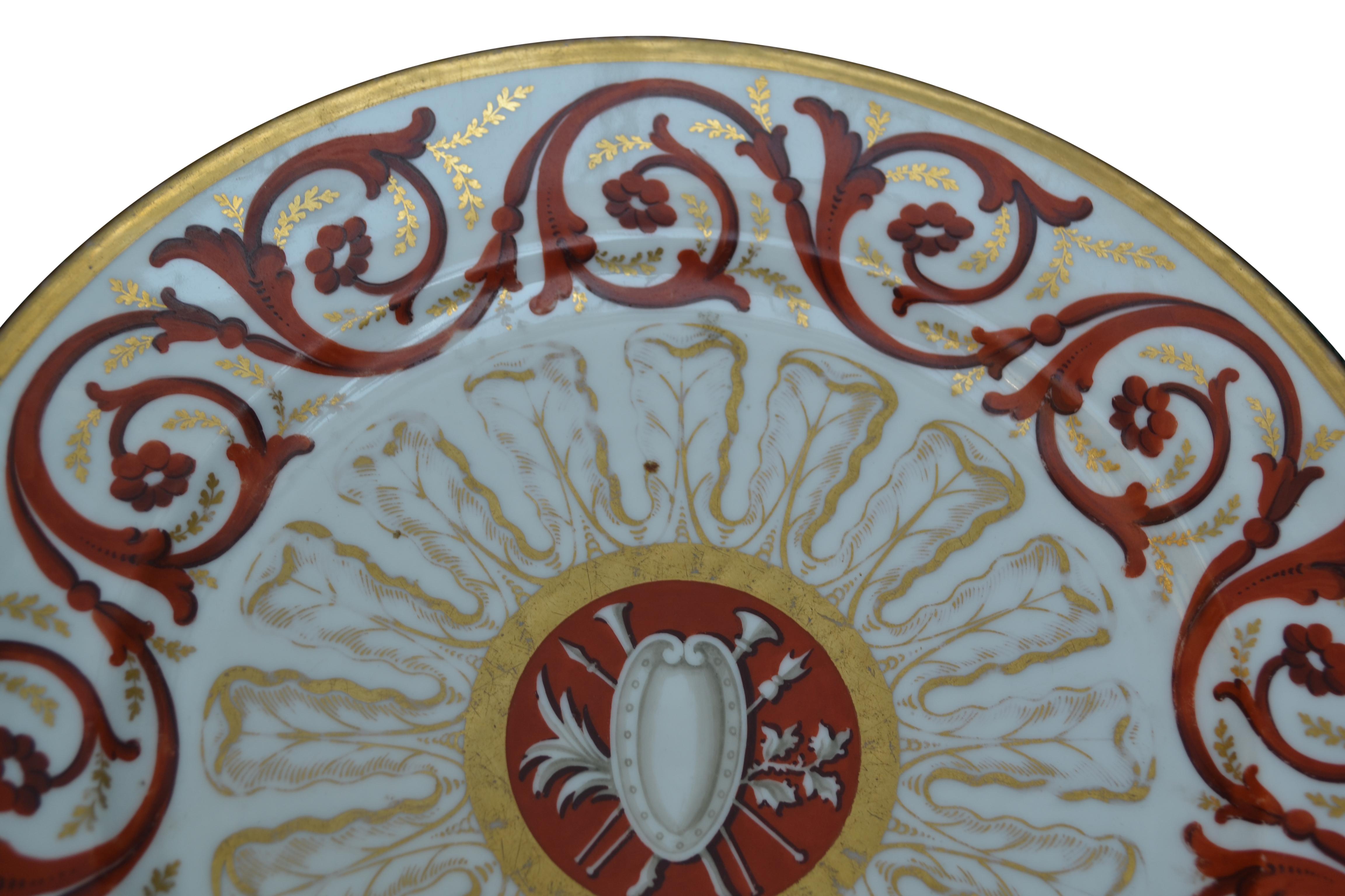 19th Century Three Early 19 Century Coalport,  Worcestor and Paris Porcelain Plates For Sale