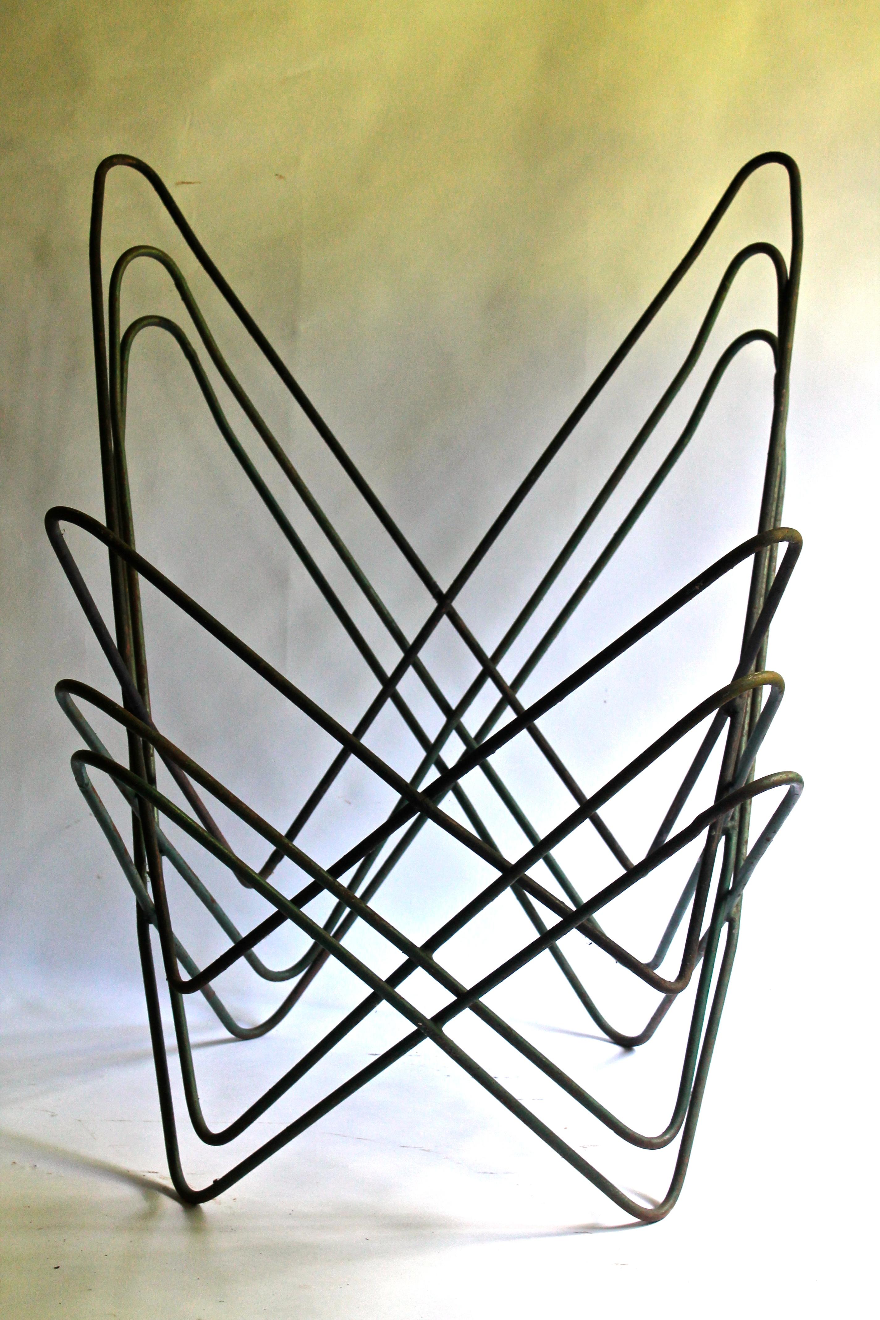 Mid-Century Modern Three Early Butterfly Chair frames