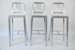 Three Emeco Bar Stools