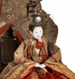 TRE FIGURE HINA MATSURI  Giapponese, periodo Meiji (1868-1912)