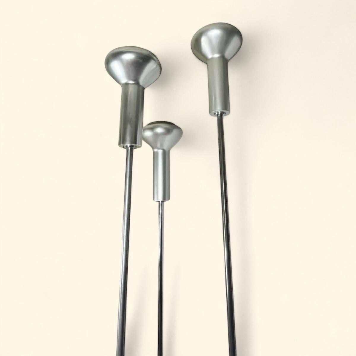 italien Three Floor Lamps Model #1073 by Gino Sarfatti / Arteluce en vente