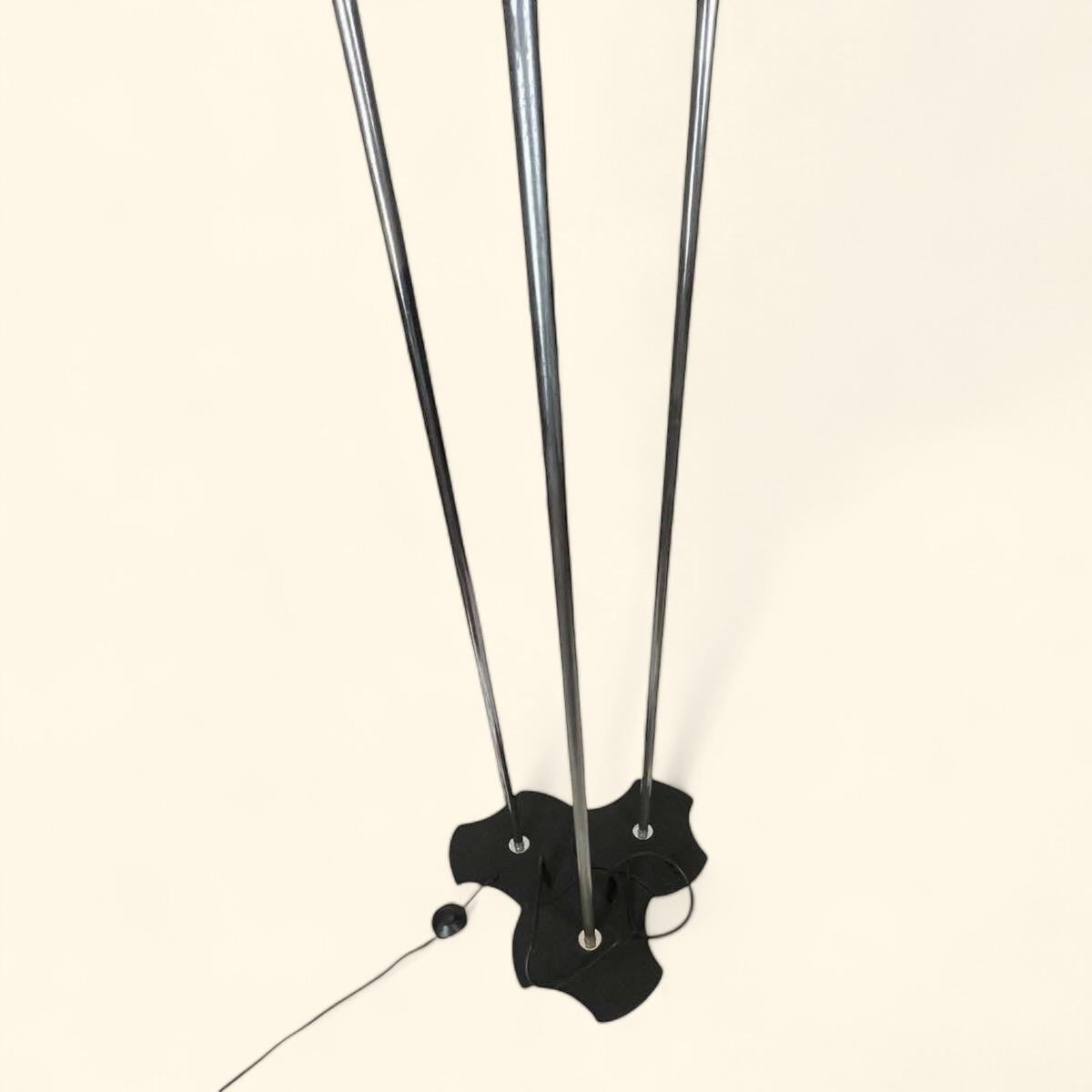 Three Floor Lamps Model #1073 by Gino Sarfatti / Arteluce en vente 1