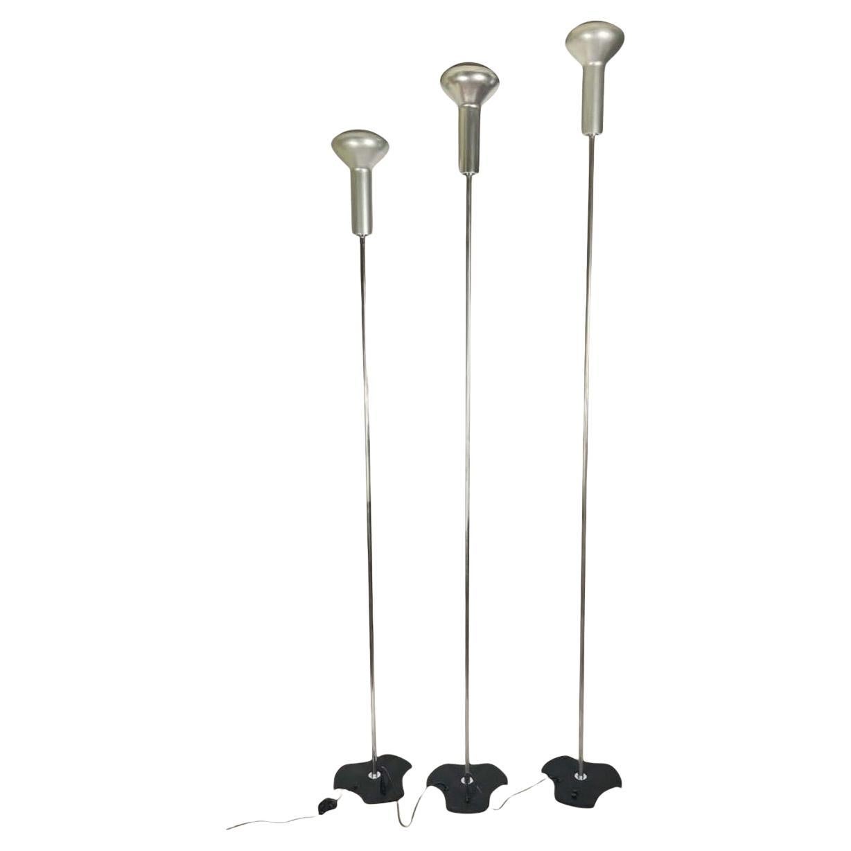 Three Floor Lamps Model #1073 by Gino Sarfatti / Arteluce en vente