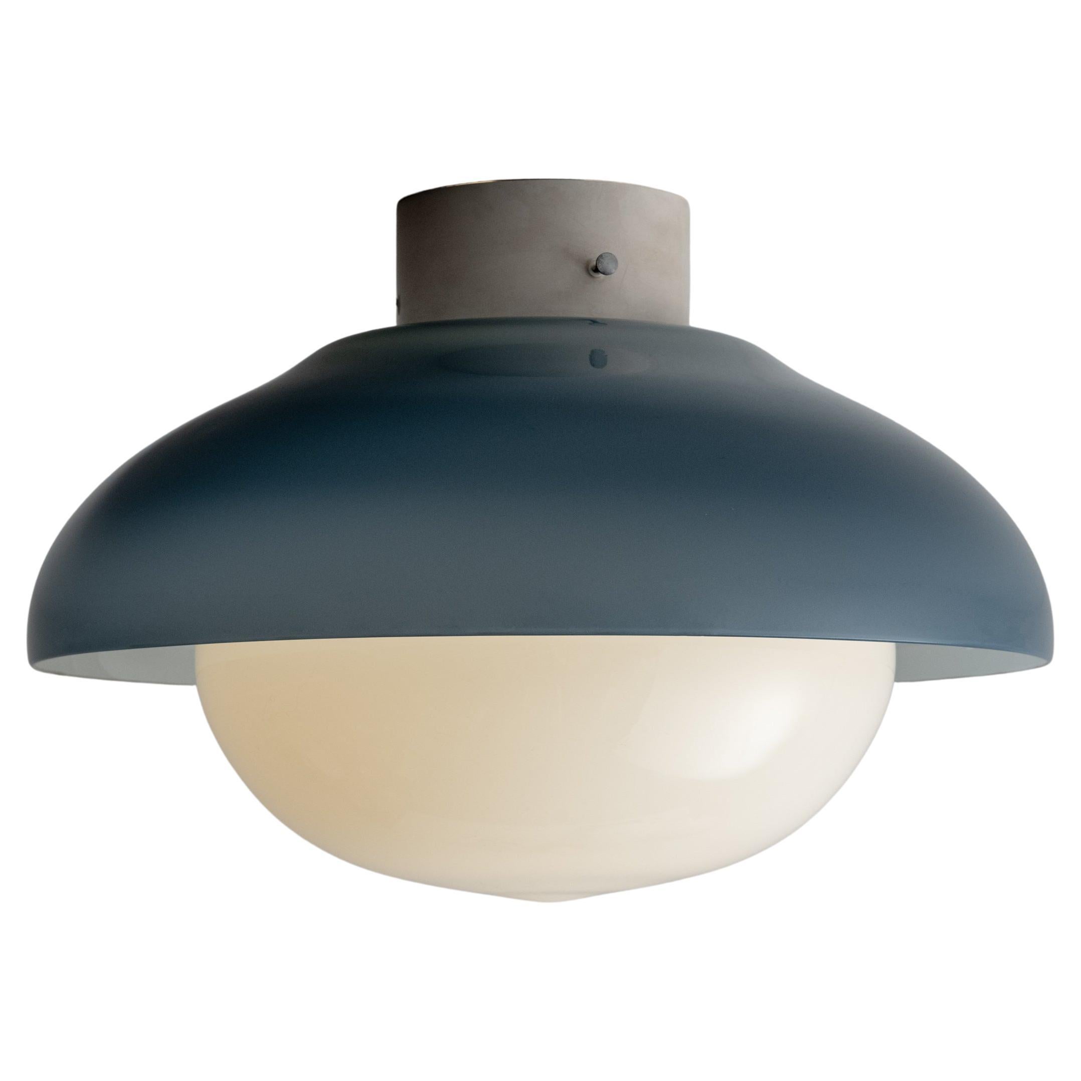 Two Flush Mount Ceiling Lamps by Carlo Nason for Vistosi