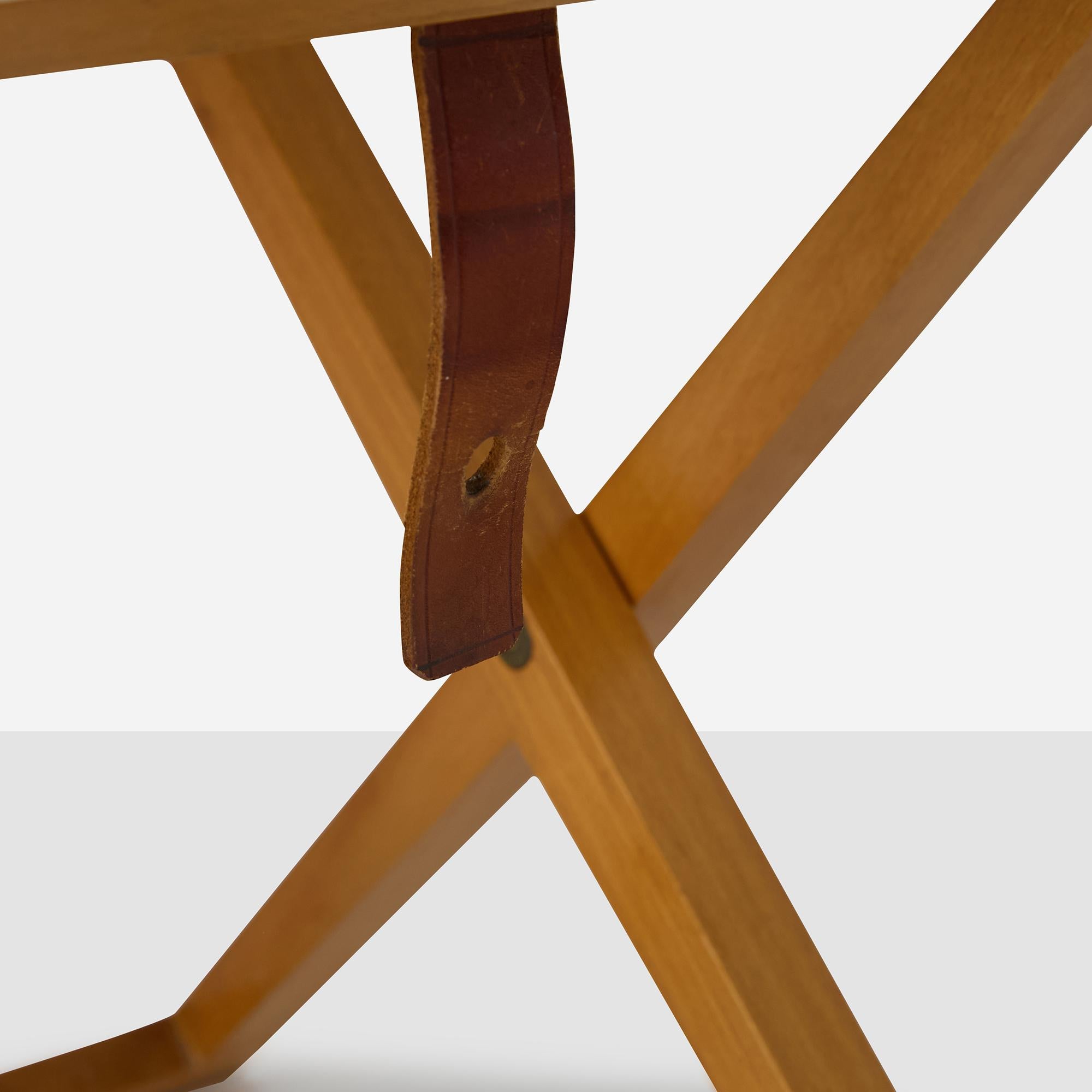 Three Folding Stools by Mogens Koch For Sale 6