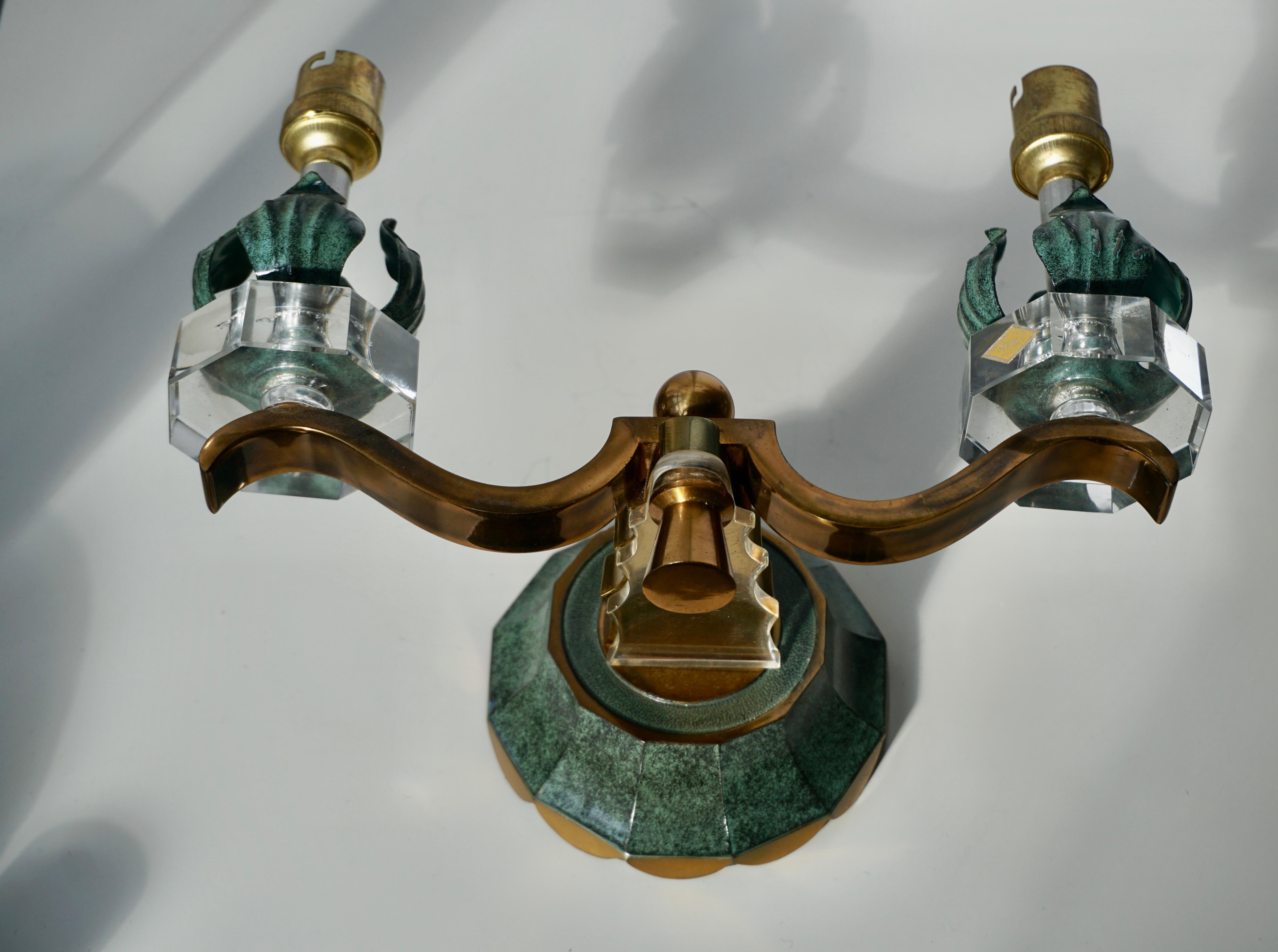 Three French Gilt Bronze and Sevres Sconces For Sale 3