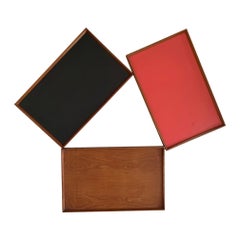 Three Finn Juhl Teak Trays for Torben Orskov Denmark, circa 1950s