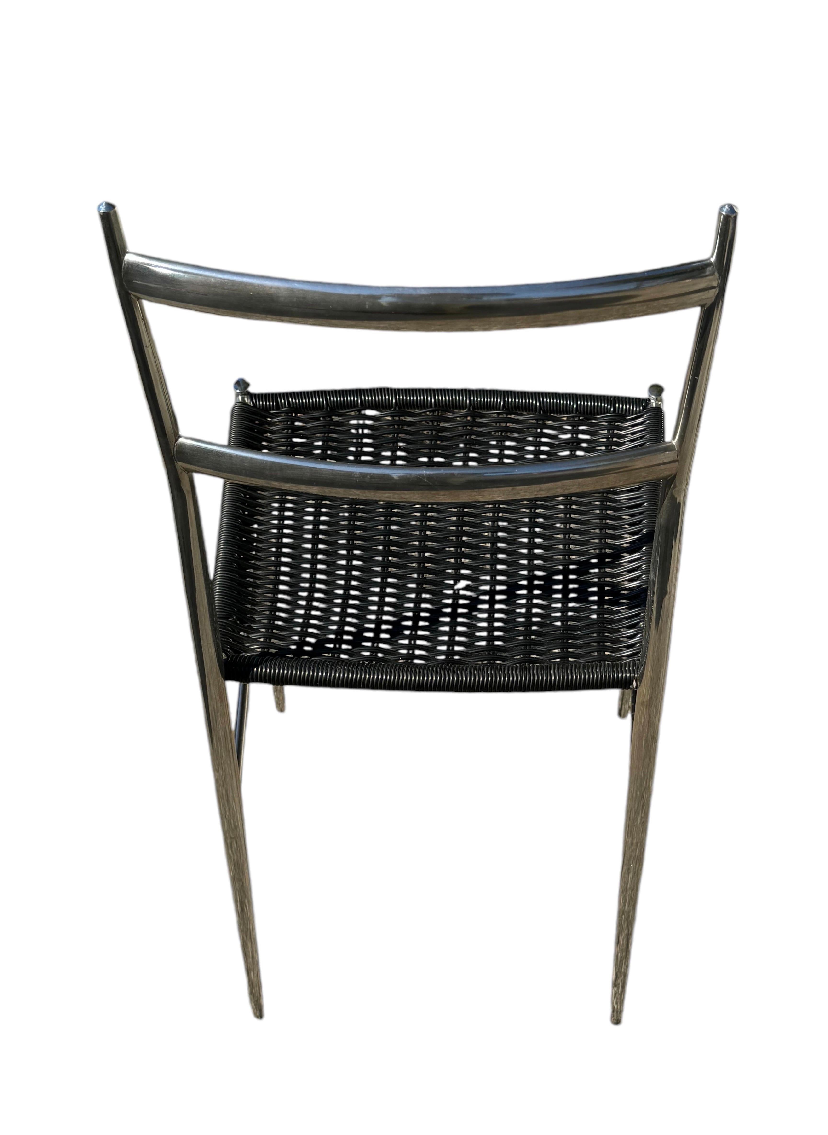 20th Century Three Gio Ponti Superleggera Style Side Chairs