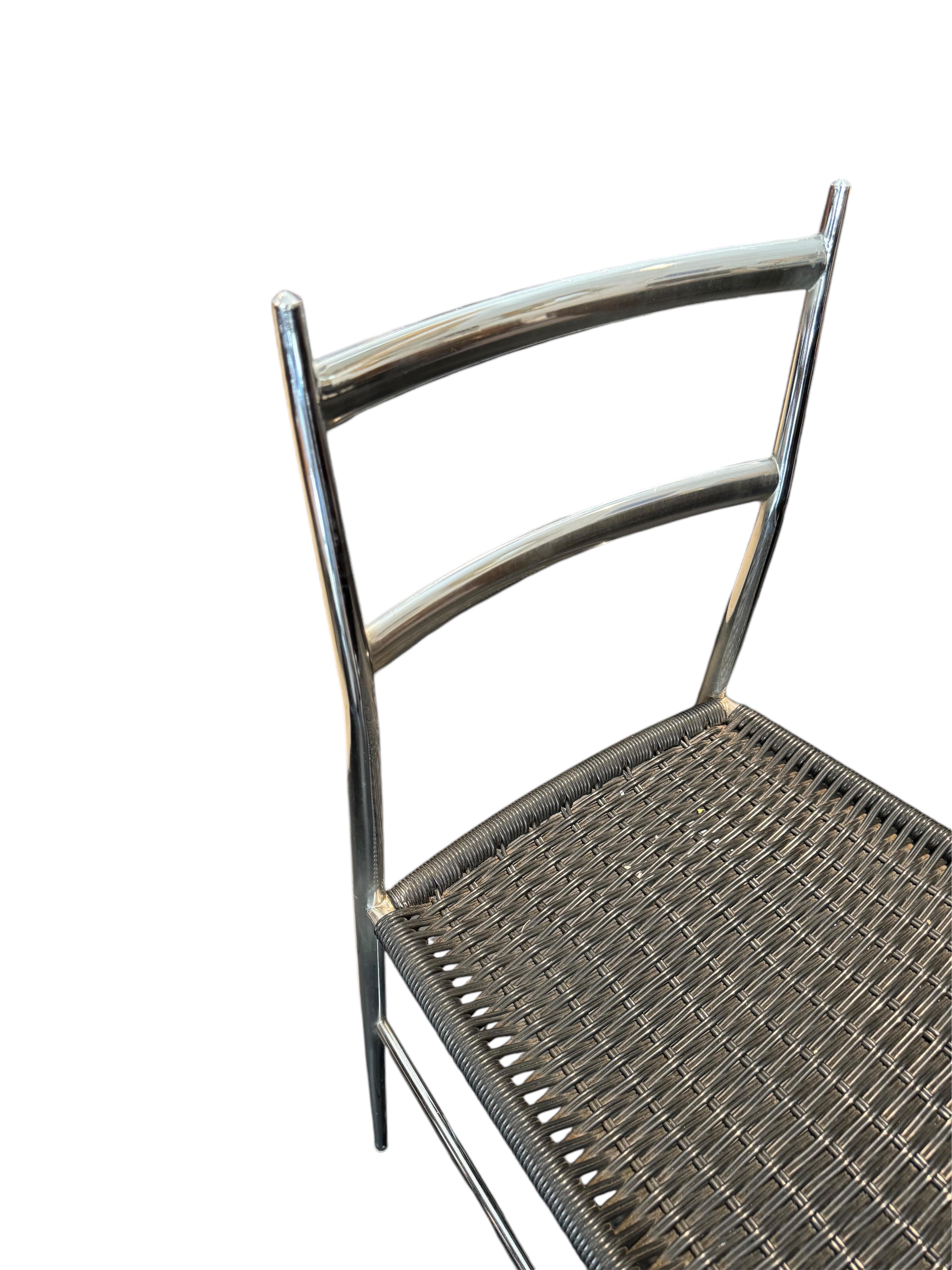Three Gio Ponti Superleggera Style Side Chairs 1