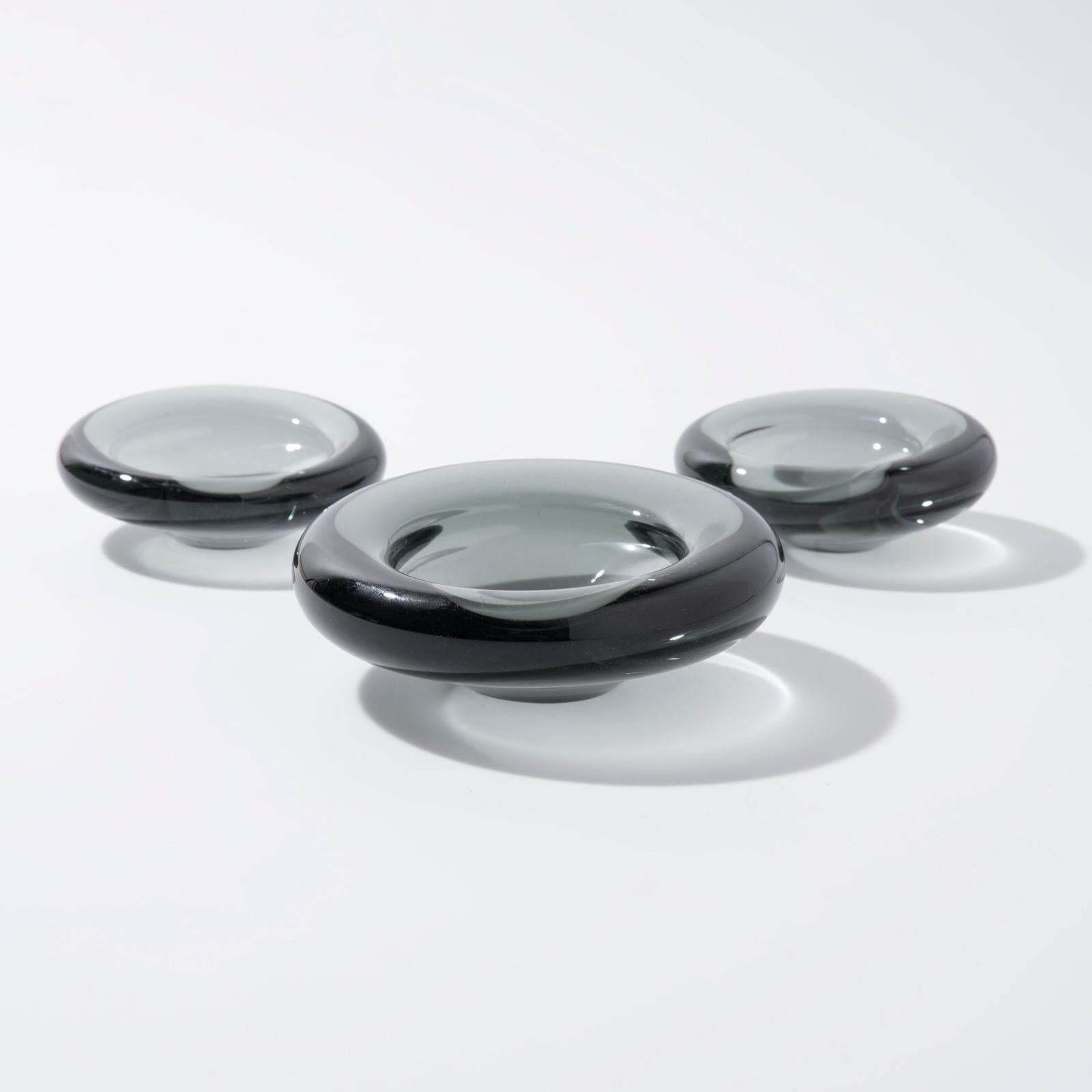 Three glass bowls by Per Lutken for Holmegaard For Sale 5