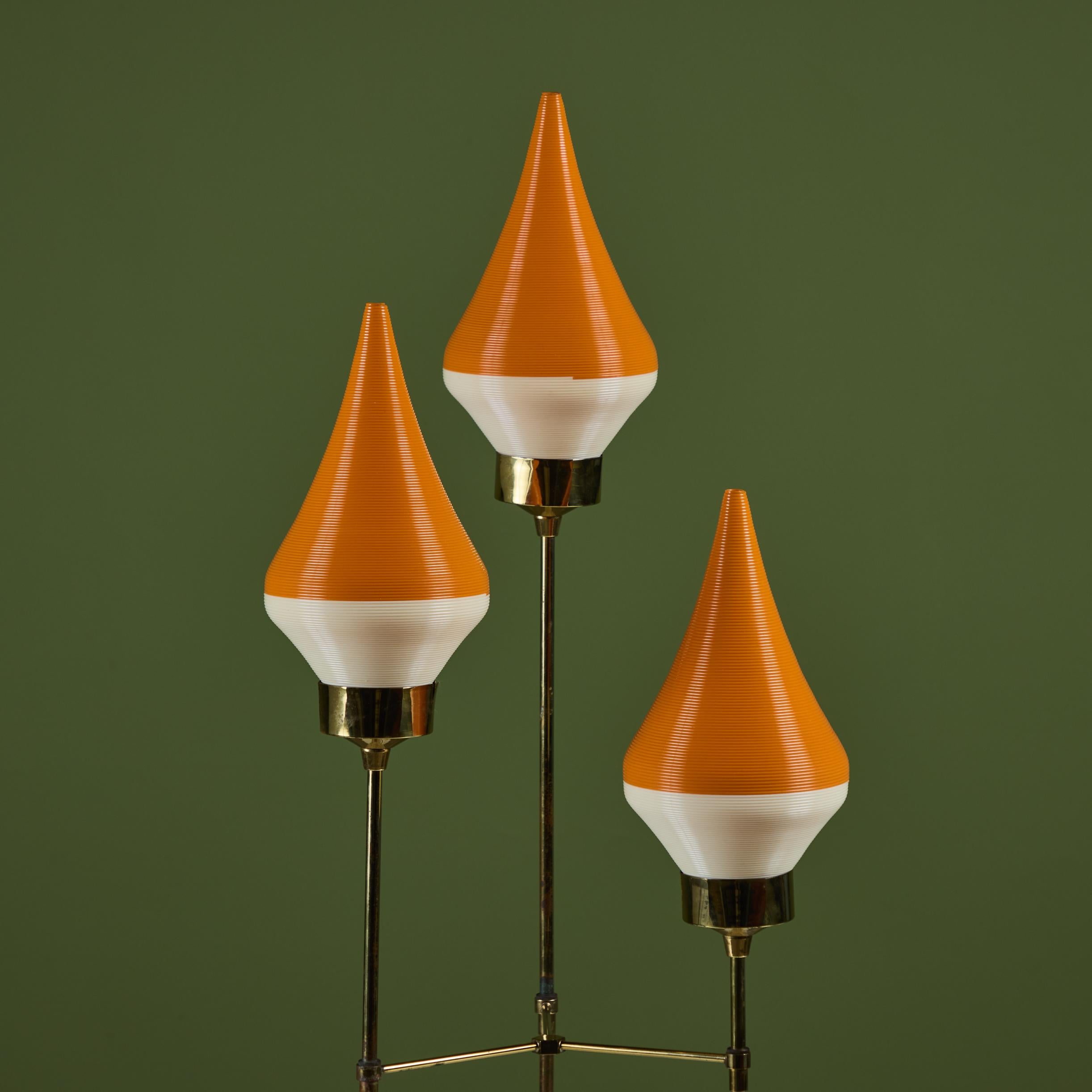 Three Globe Table Lamp by Yasha Heifetz for Heifetz Rotaflex For Sale 3